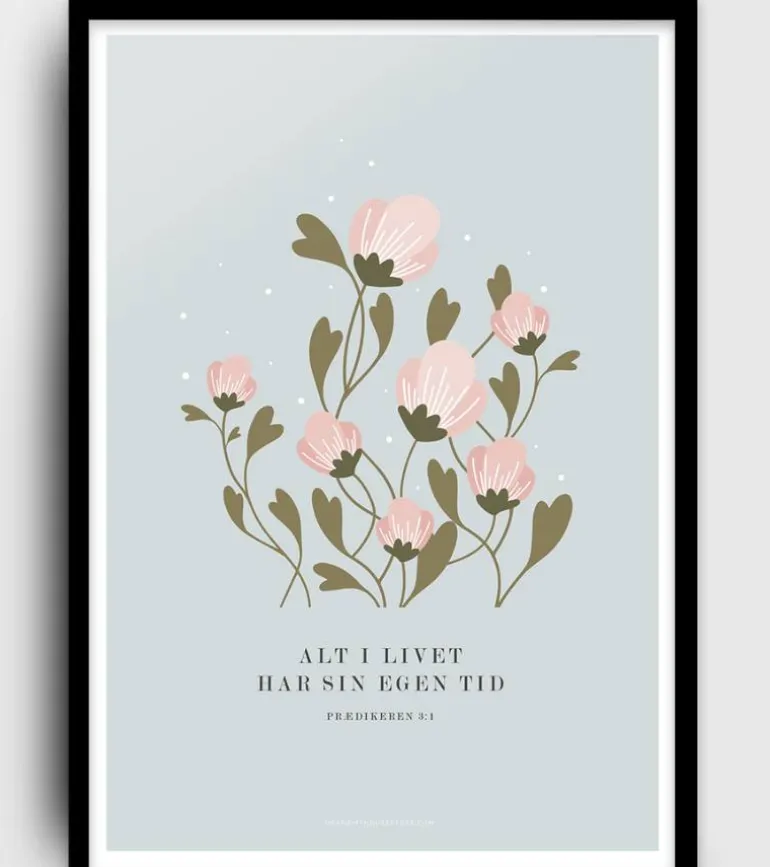 Plakat: Alt i livet har sin egen tid, A3