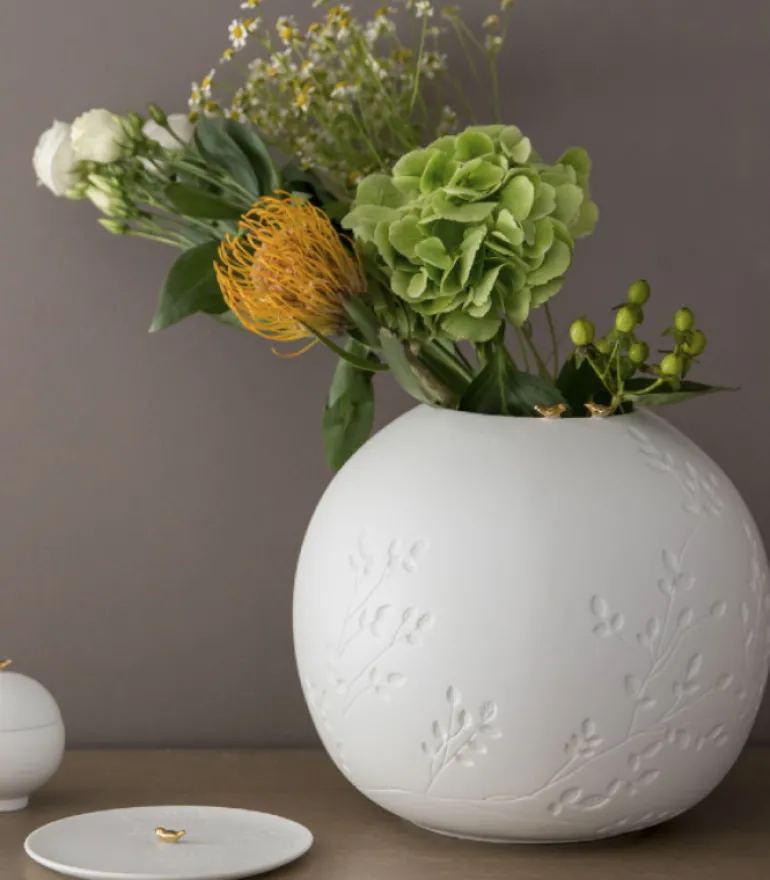 Porcelæns Vase: “Love-stories Bird”