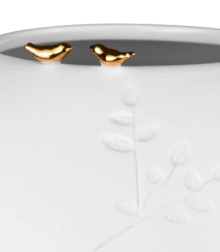 Porcelæns Vase: “Love-stories Bird”