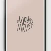 Poster: You matter, A4