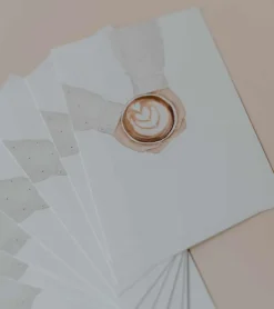Postkort akvarel, kaffe