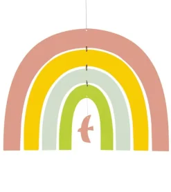 Regnbue uro med fredsdue, Rosa