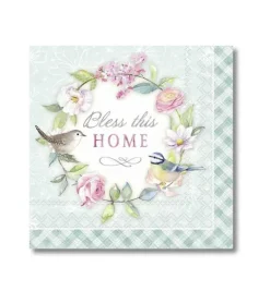 Servietter – “Bless this home”