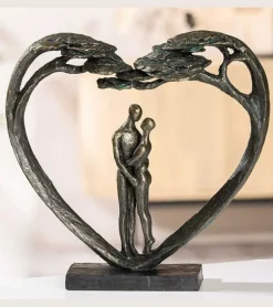 Skulptur, Kærlighedstræet, 32 cm