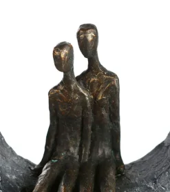 Skulptur, Sammenhold – tiden er kostbar, H 27 cm