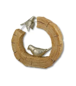 Skulptur, To fugle, 19 cm