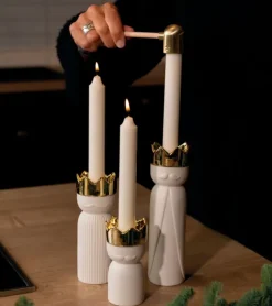 SÆT De 3 Vise Mænd i hvidt porcelæn