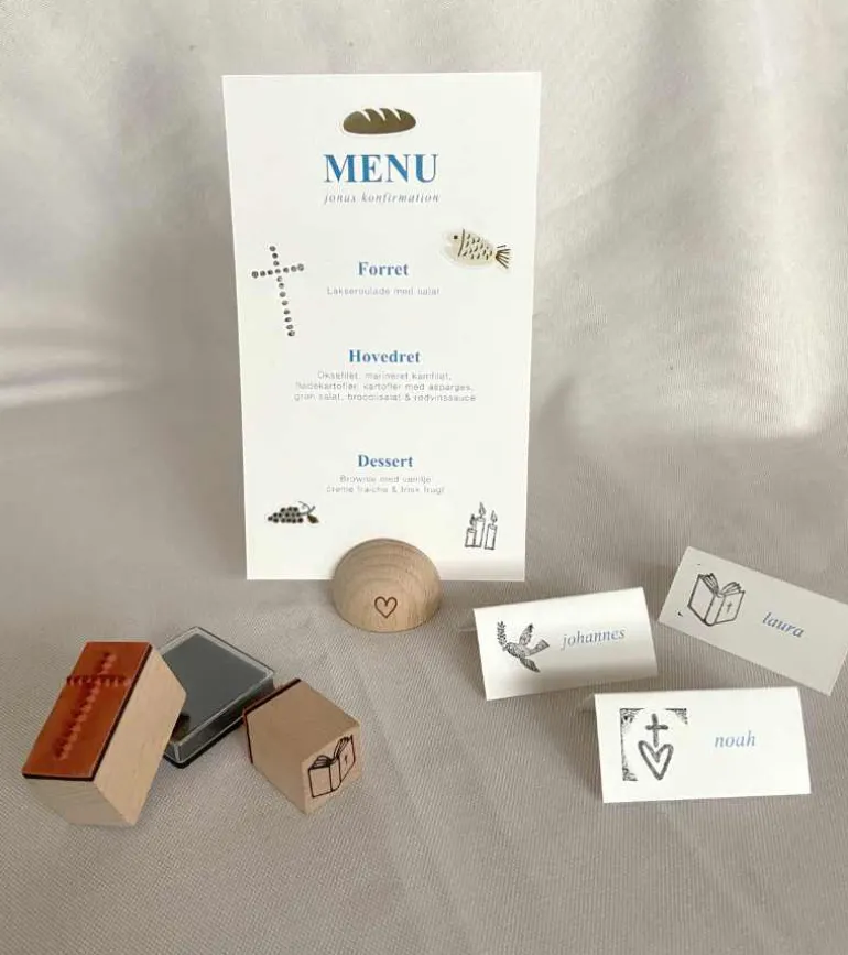 Stempel Sæt med Kristne motiver, 10 dele