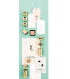 Stempel Sæt med Kristne motiver, 10 dele