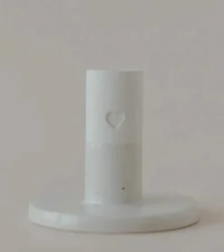 Stor lysestage med hjerte